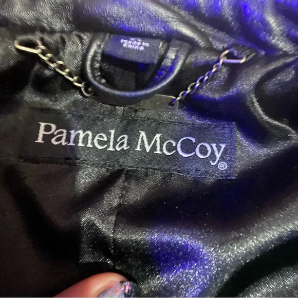 Pamela McCoy 100% Leather Jacket - Picture 8 of 12